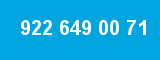 922 649 00 71 922 649 00 71